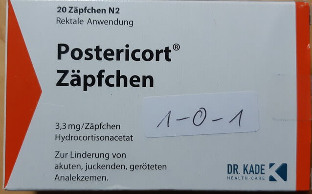 Postericort Zaepfchen